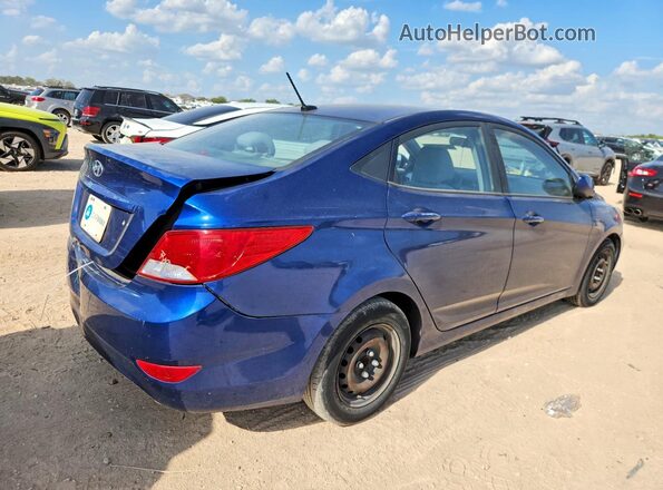 KMHCT4AE7GU142883 2016 HYUNDAI ACCENT Blue Tył prawy