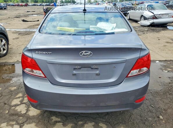KMHCT4AE7HU331261 2017 HYUNDAI ACCENT Gray Widok z tyłu