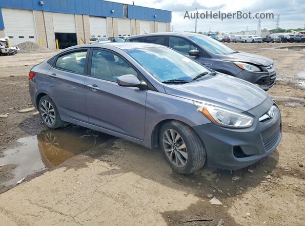 KMHCT4AE7HU331261 2017 HYUNDAI ACCENT Gray Przód prawy