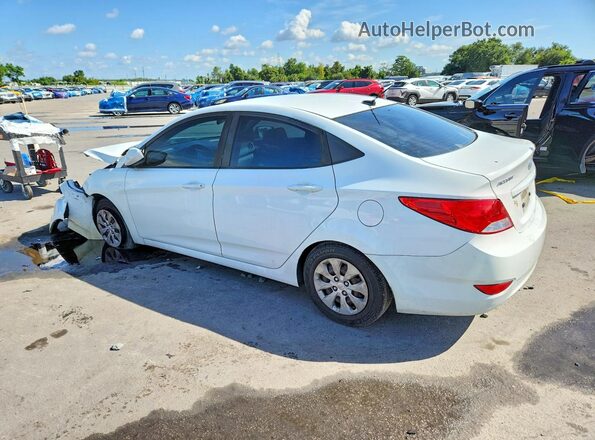 KMHCT4AE8GU091118 2016 HYUNDAI ACCENT White Rear left