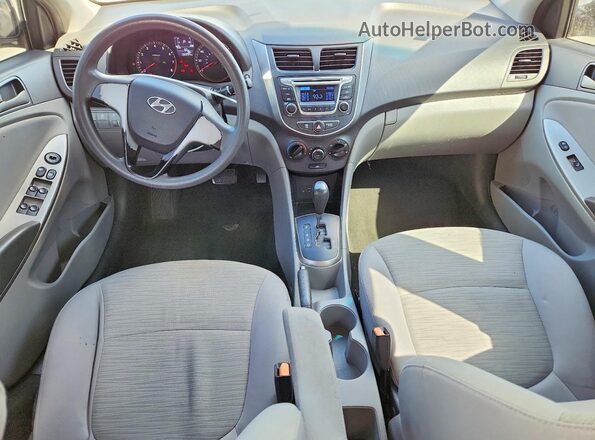 KMHCT4AE8GU091118 2016 HYUNDAI ACCENT White Dashboard view