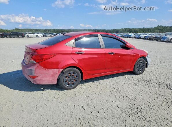 KMHCT4AE8HU175747 2017 HYUNDAI ACCENT Red Задня права чверть