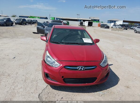 KMHCT4AE8HU285892 2017 HYUNDAI ACCENT Красный Вид спереди