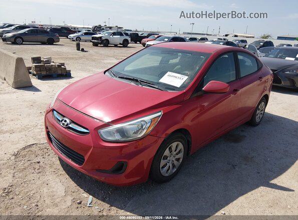 KMHCT4AE8HU285892 2017 HYUNDAI ACCENT Красный 
