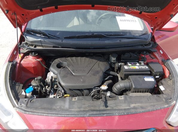 KMHCT4AE8HU285892 2017 HYUNDAI ACCENT Красный Вид сзади
