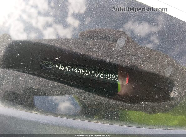 KMHCT4AE8HU285892 2017 HYUNDAI ACCENT Красный Вид щитка приборов
