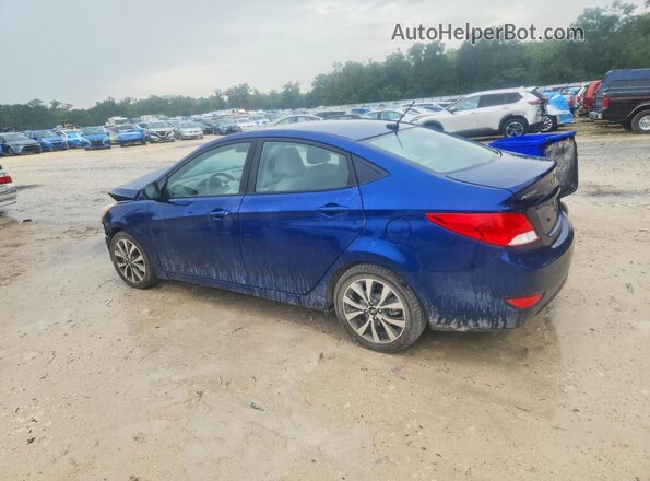 KMHCT4AE8HU331625 2017 HYUNDAI ACCENT Blue უკანა მარცხენა