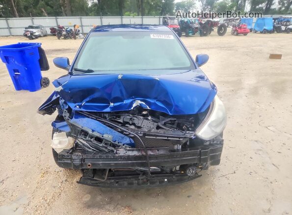 KMHCT4AE8HU331625 2017 HYUNDAI ACCENT Blue წინა ხედი