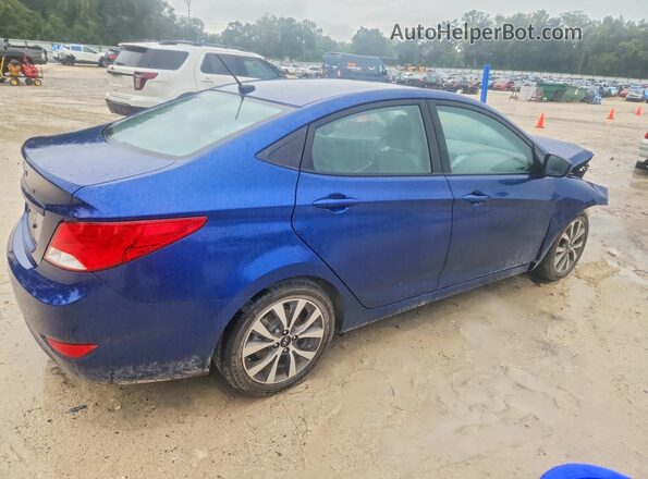 KMHCT4AE8HU331625 2017 HYUNDAI ACCENT Blue უკანა მარჯვენა