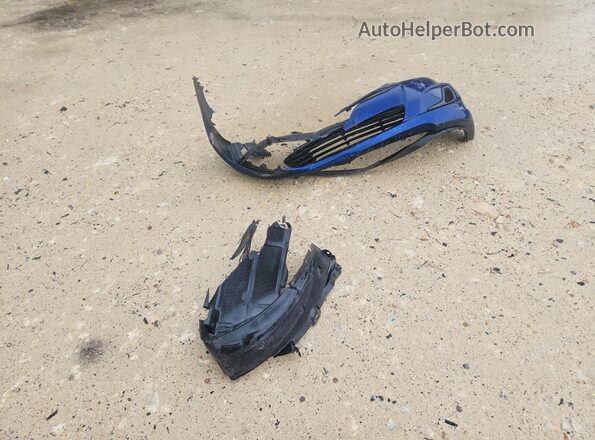 KMHCT4AE8HU331625 2017 HYUNDAI ACCENT Blue ძრავის განყოფილების ხედი