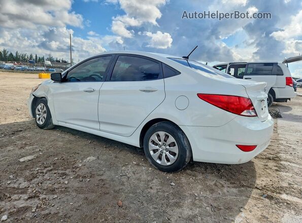 KMHCT4AEXGU001080 2016 HYUNDAI ACCENT Белый Задняя левая четверть