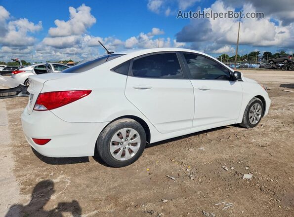 KMHCT4AEXGU001080 2016 HYUNDAI ACCENT Белый Задняя правая четверть