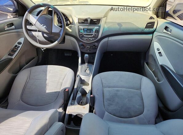 KMHCT4AEXGU136964 2016 HYUNDAI ACCENT Black Widok deski rozdzielczej