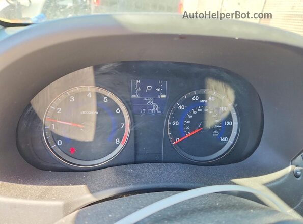 KMHCT4AEXGU136964 2016 HYUNDAI ACCENT Black Widok zestawu wskaźników