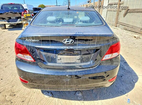 KMHCT4AEXGU136964 2016 HYUNDAI ACCENT Black Widok z tyłu