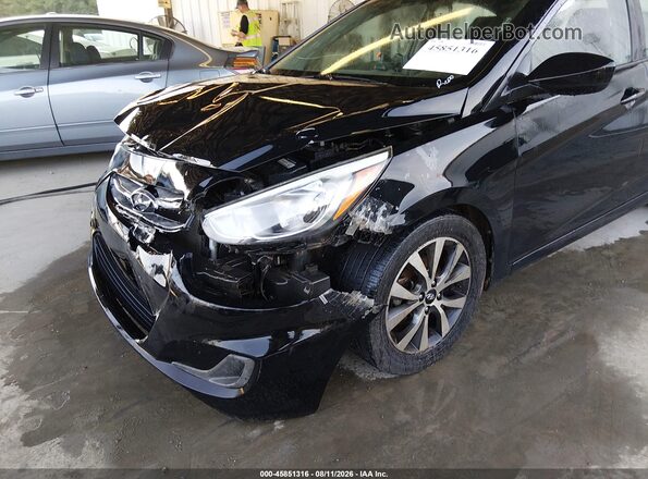 KMHCT4AEXHU337071 2017 HYUNDAI ACCENT Черный Вид спереди