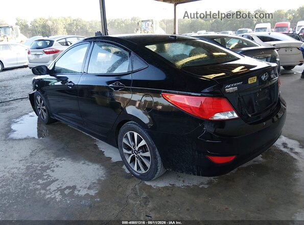 KMHCT4AEXHU337071 2017 HYUNDAI ACCENT Черный Задняя левая четверть