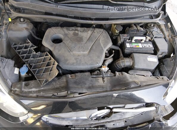 KMHCT4AEXHU337071 2017 HYUNDAI ACCENT Черный Вид сзади