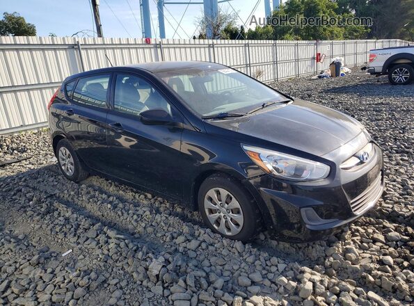 KMHCT5AE0HU326196 2017 HYUNDAI ACCENT Black Передня права чверть