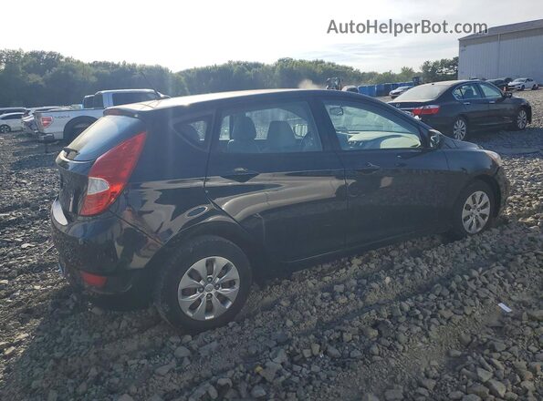 KMHCT5AE0HU326196 2017 HYUNDAI ACCENT Black Задня права чверть