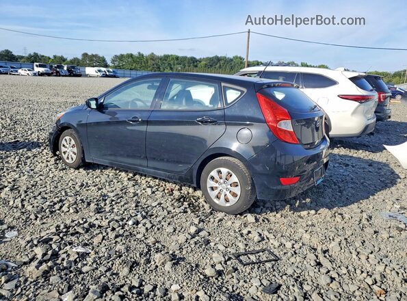 KMHCT5AE0HU326196 2017 HYUNDAI ACCENT Black Задня ліва чверть