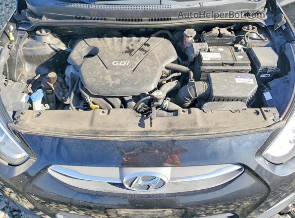 KMHCT5AE0HU326196 2017 HYUNDAI ACCENT Black Вид задньої частини салону
