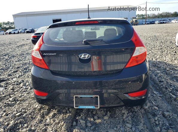 KMHCT5AE0HU326196 2017 HYUNDAI ACCENT Black Вид ззаду