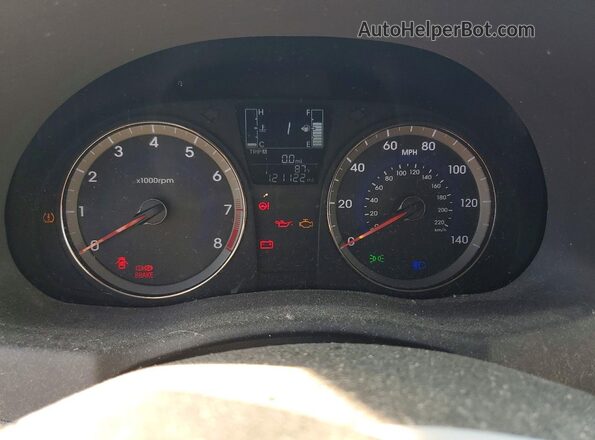 KMHCT5AE0HU326196 2017 HYUNDAI ACCENT Black Вид щитка приладів