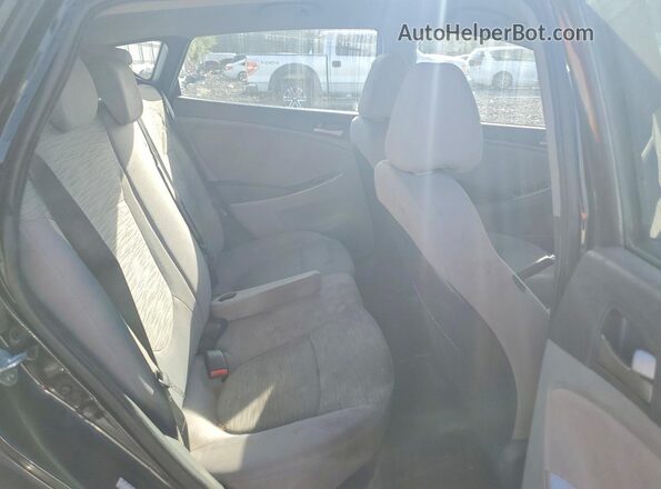 KMHCT5AE0HU326196 2017 HYUNDAI ACCENT Black Вид задніх сидінь