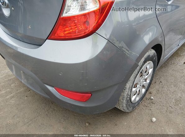KMHCT5AE2GU281194 2016 HYUNDAI ACCENT Серый Вид спереди