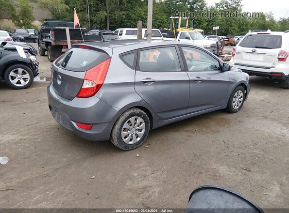 KMHCT5AE2GU281194 2016 HYUNDAI ACCENT Серый Задняя правая четверть