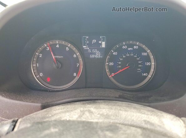 KMHCT5AE3GU283603 2016 HYUNDAI ACCENT Silver Widok zestawu wskaźników
