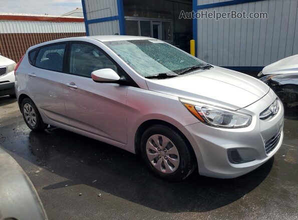KMHCT5AE3GU283603 2016 HYUNDAI ACCENT Silver Przód prawy
