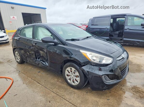KMHCT5AE3HU354204 2017 HYUNDAI ACCENT Black წინა მარჯვენა