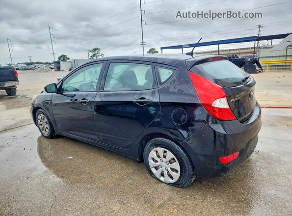 KMHCT5AE3HU354204 2017 HYUNDAI ACCENT Black უკანა მარცხენა