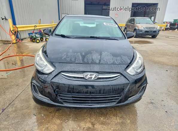 KMHCT5AE3HU354204 2017 HYUNDAI ACCENT Black წინა ხედი