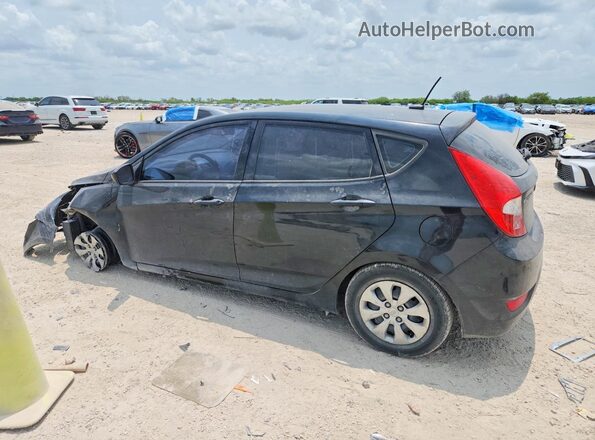 KMHCT5AE4HU315637 2017 HYUNDAI ACCENT Black Trasero izquierdo