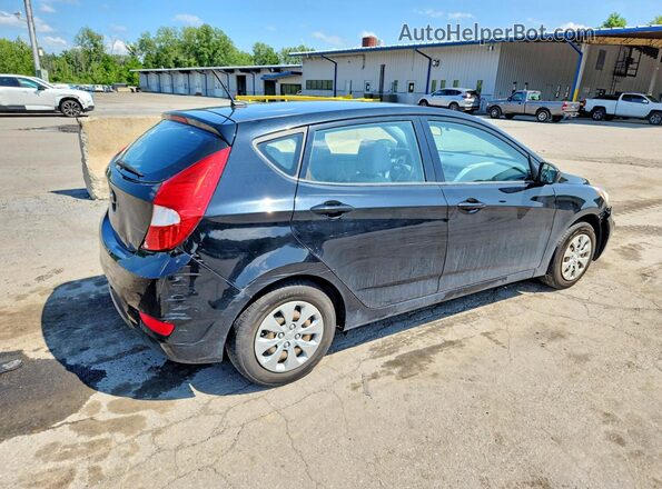 KMHCT5AE4HU349948 2017 HYUNDAI ACCENT Black უკანა მარჯვენა
