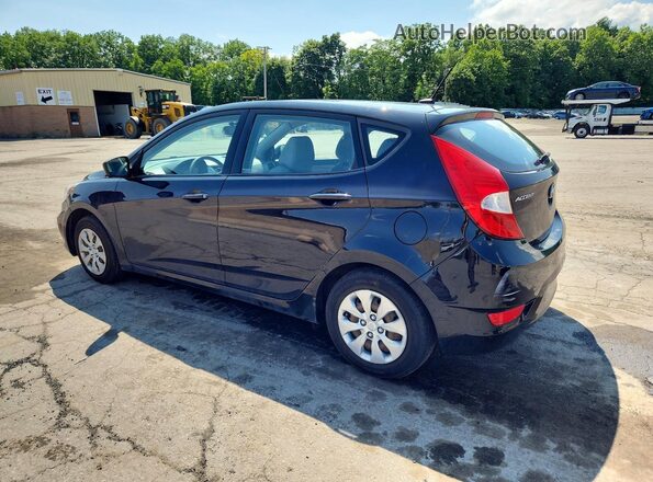 KMHCT5AE4HU349948 2017 HYUNDAI ACCENT Black უკანა მარცხენა