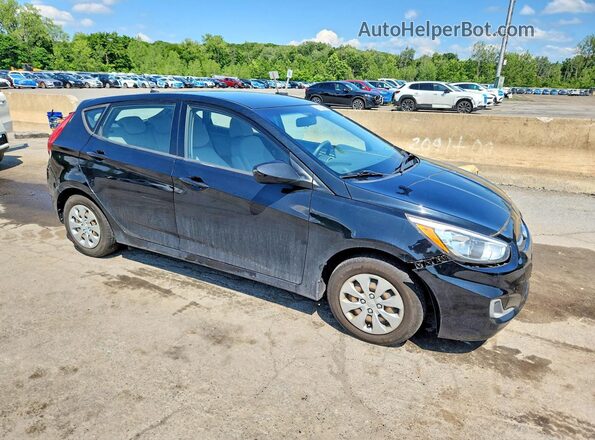 KMHCT5AE4HU349948 2017 HYUNDAI ACCENT Black წინა მარჯვენა