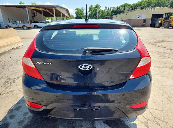 KMHCT5AE4HU349948 2017 HYUNDAI ACCENT Black უკანა ხედი