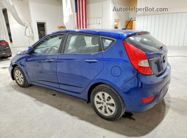 KMHCT5AE5GU271095 2016 HYUNDAI ACCENT Blue Հետևի ձախ