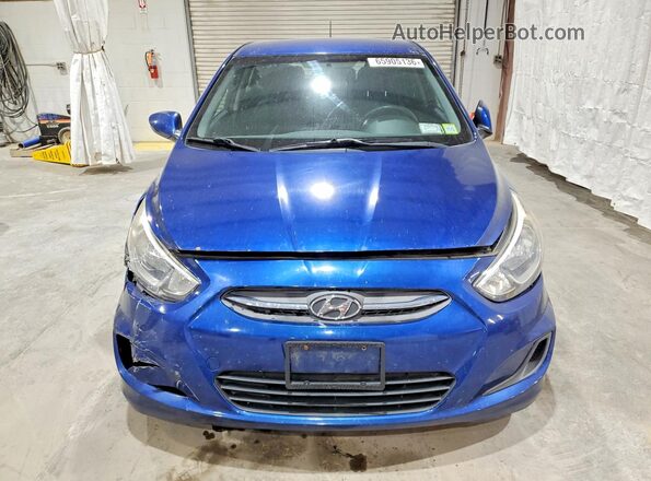 KMHCT5AE5GU271095 2016 HYUNDAI ACCENT Blue Դիմացի տեսք