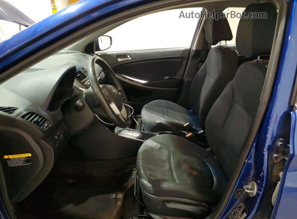 KMHCT5AE5GU271095 2016 HYUNDAI ACCENT Blue Սալոնի դիմացի տեսք