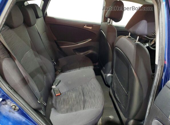 KMHCT5AE5GU271095 2016 HYUNDAI ACCENT Blue Հետևի նստատեղերի տեսք