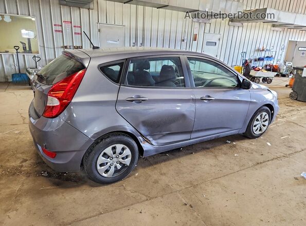 KMHCT5AE7HU302073 2017 HYUNDAI ACCENT Серый Задняя правая четверть