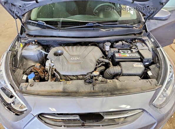 KMHCT5AE7HU302073 2017 HYUNDAI ACCENT Серый Вид задней части салона