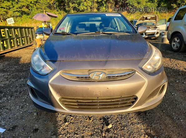 KMHCT5AE7HU320069 2017 HYUNDAI ACCENT Gray Դիմացի տեսք