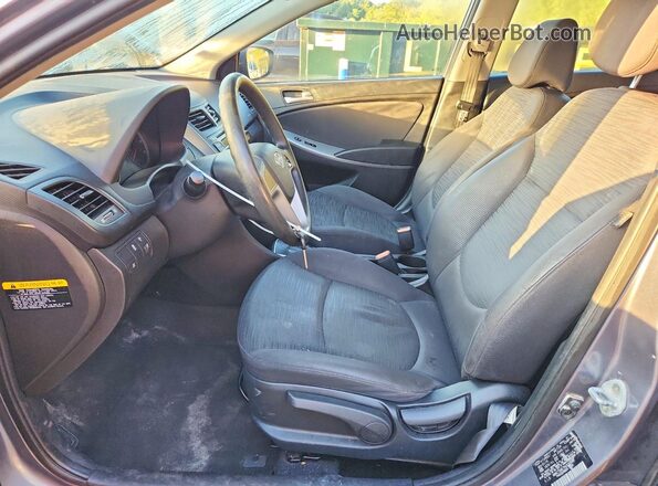 KMHCT5AE7HU320069 2017 HYUNDAI ACCENT Gray Սալոնի դիմացի տեսք