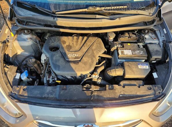 KMHCT5AE7HU320069 2017 HYUNDAI ACCENT Gray Սալոնի հետևի տեսք
